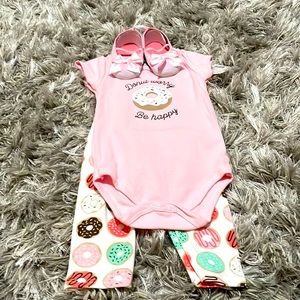 New🆕✨ baby girl three piece set